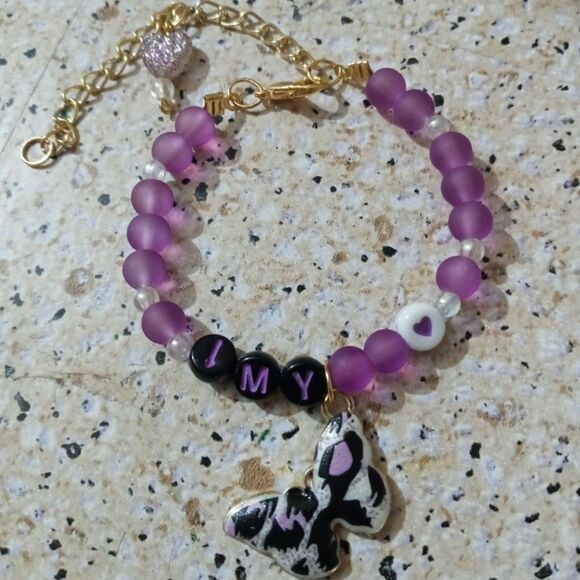 Butterfly charm 🦋 imy bracelet /anklet - Picture 2 of 16